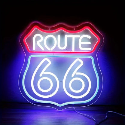 Néon ROUTE 66